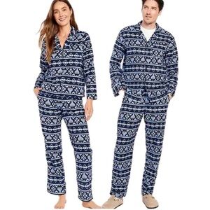NEW Hanukkah Pajama Set 100% Cotton Flannel Matching Menorah Print Old Navy XXL